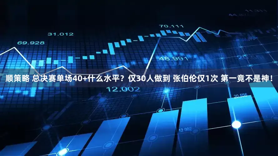顺策略 总决赛单场40+什么水平？仅30人做到 张伯伦仅1次 第一竟不是神！
